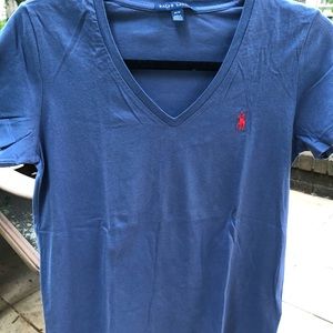 Polo Ralph Lauren blue shirt; medium